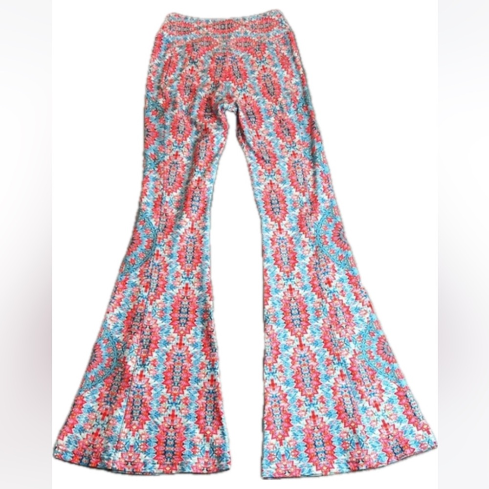 🎯NWOT Wolven Amalfi Flare Blue Pink Size XSP - Picture 8 of 14
